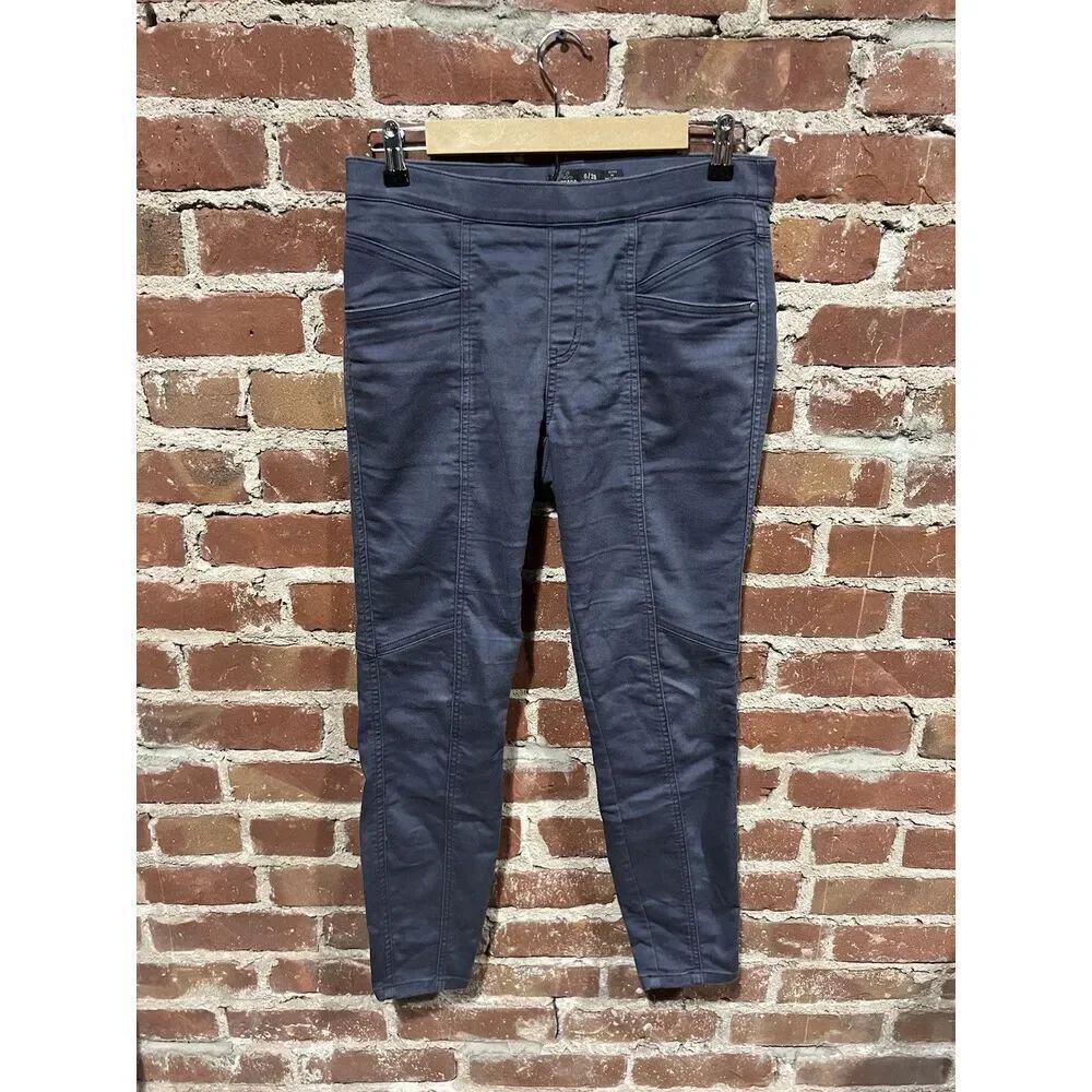 Prana Womens Blue Pull On Outdoor Hiking Pants Tapered Size 6